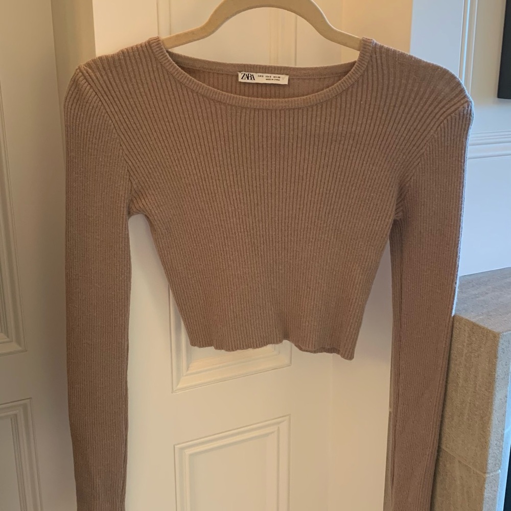 Zara Cropped Sweater